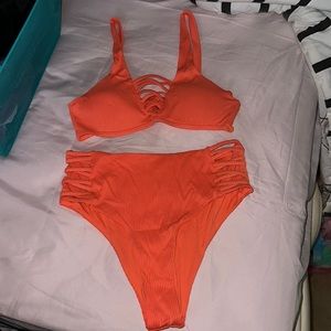 ORANGE TWO PIECE SET